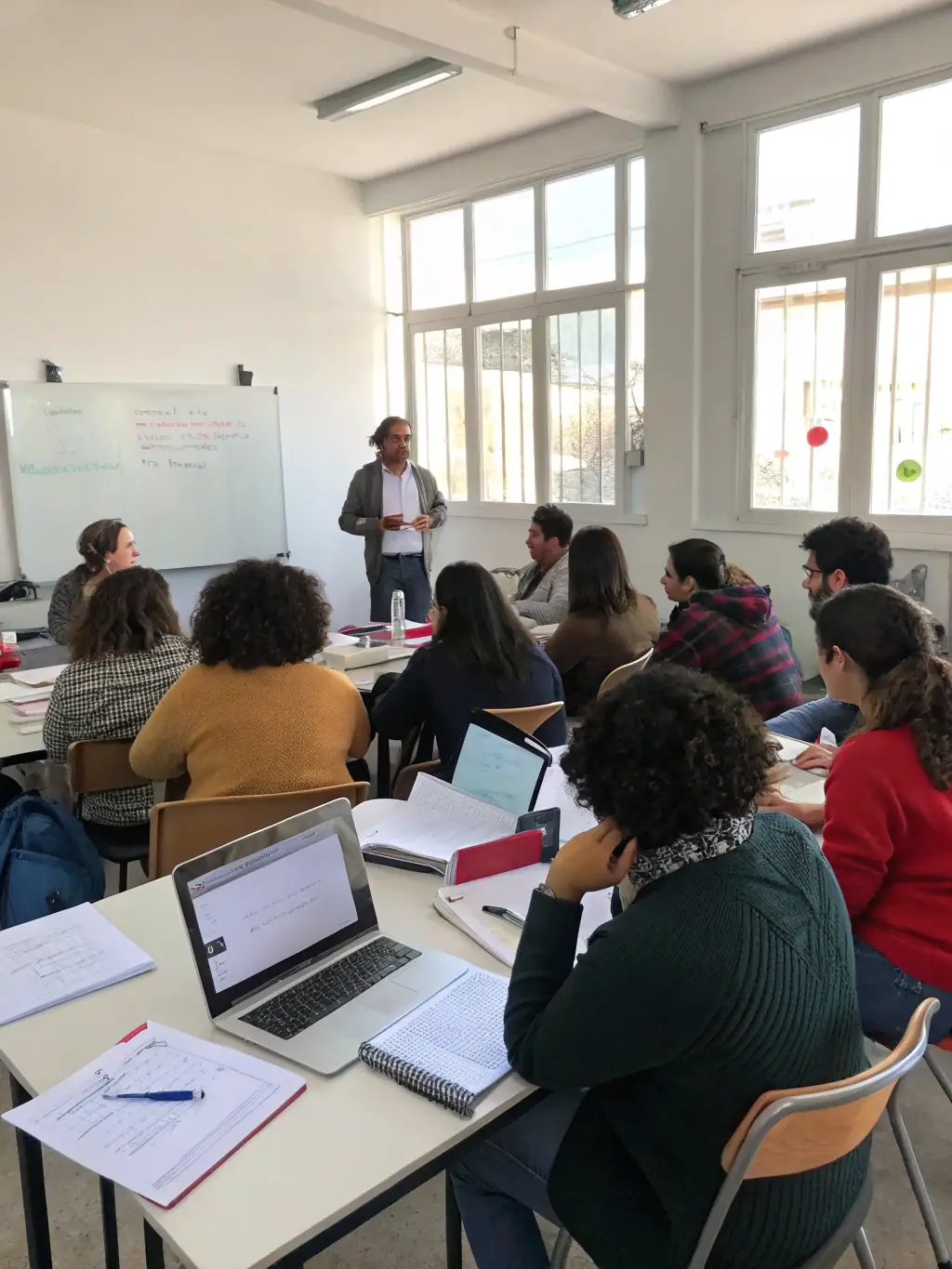 A picture of a workshop organized by Formapro & Events, focusing on skill-building and empowerment within the local community.